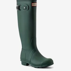 Hunter Tall Rubber Boots in Dark Green